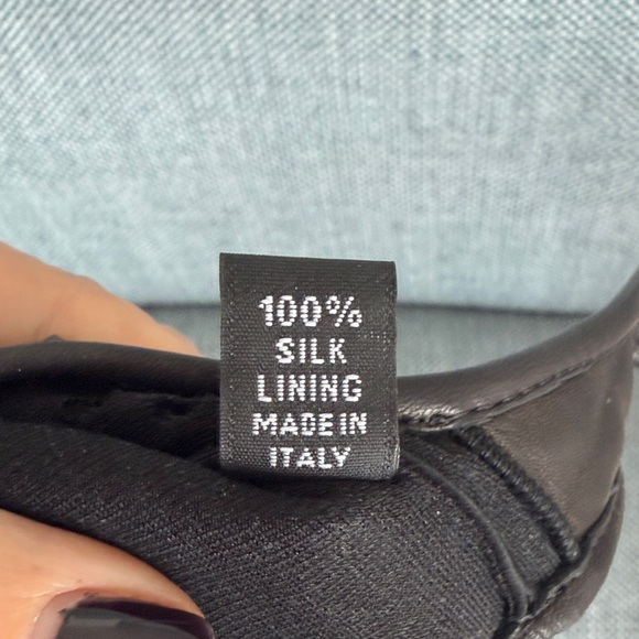 Agent Provocateur Black Leather Gloves, NWOT - Picture 7 of 7